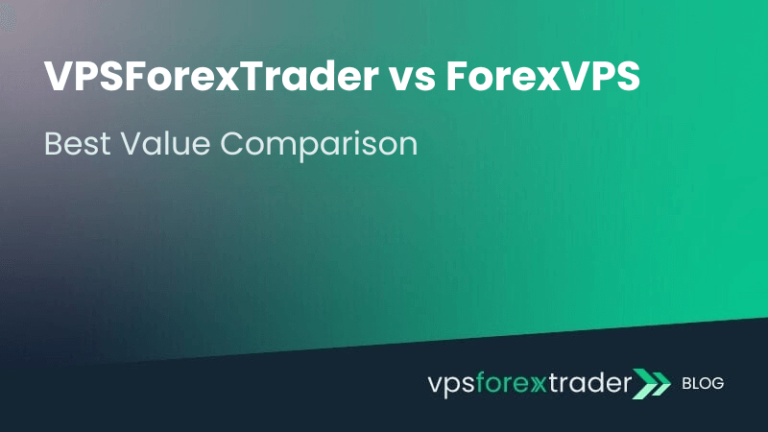 Banner image with the title “VPSForexTrader vs ForexVPS – Best Value Comparison” on a green gradient background, featuring the VPSForexTrader blog logo.